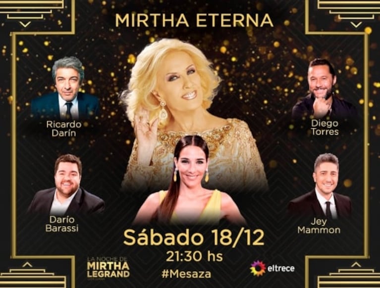 Estos son los invitados de Mirtha Legrand en su regreso a la televisión