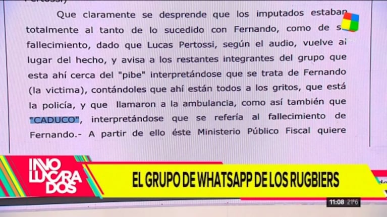 Estremecedores chats de los rugbiers que dan cuenta del pacto de silencio tras el crimen de Fernando Báez Sosa