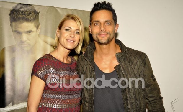 Eugenia Tobal y Joaquín Furriel en la presentación de Sos mi hombre (Foto: Jennifer Rubio). 