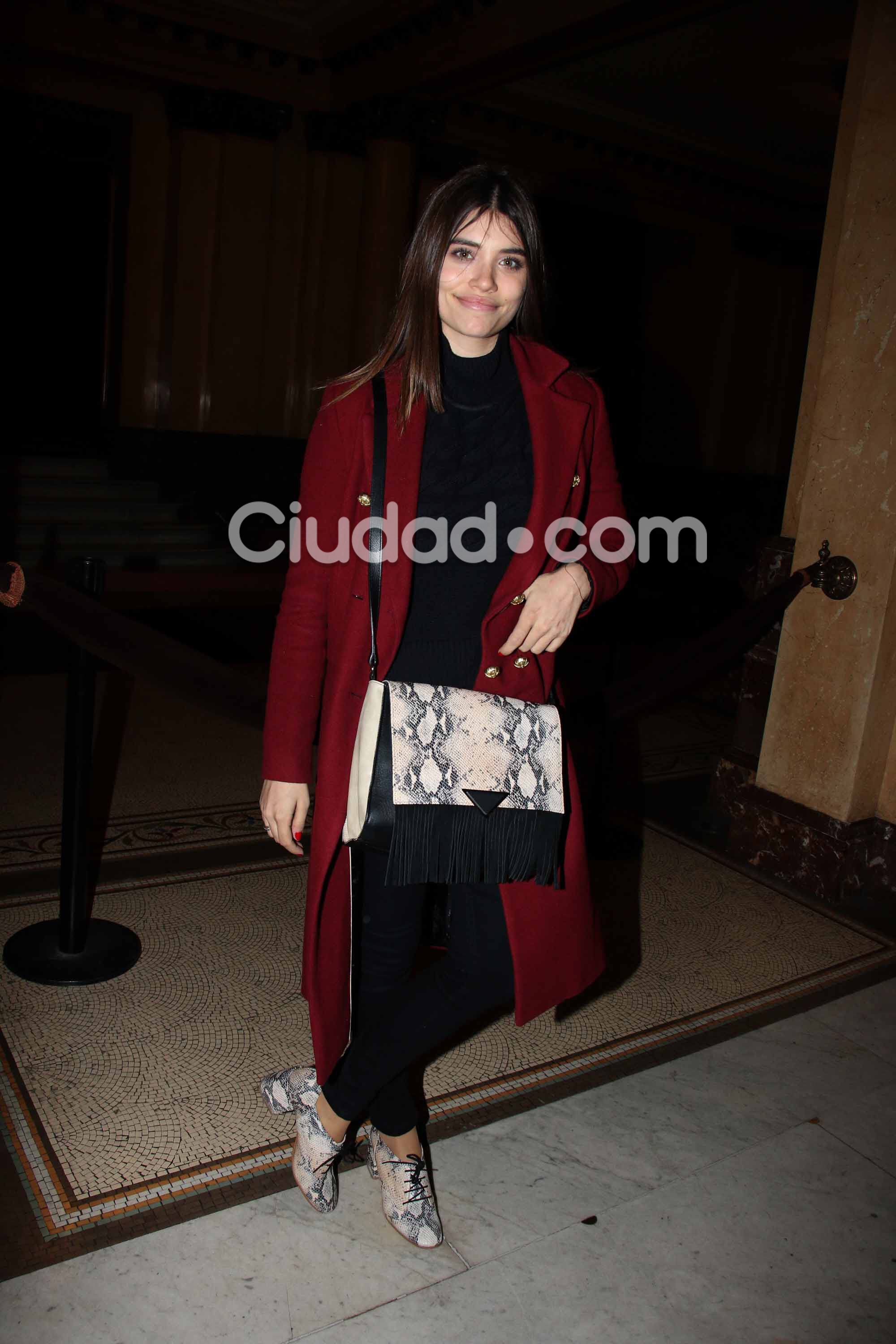 Eva de Dominici en la gala del Teatro Colón. (Foto: Movil Press / Ciudad.com)