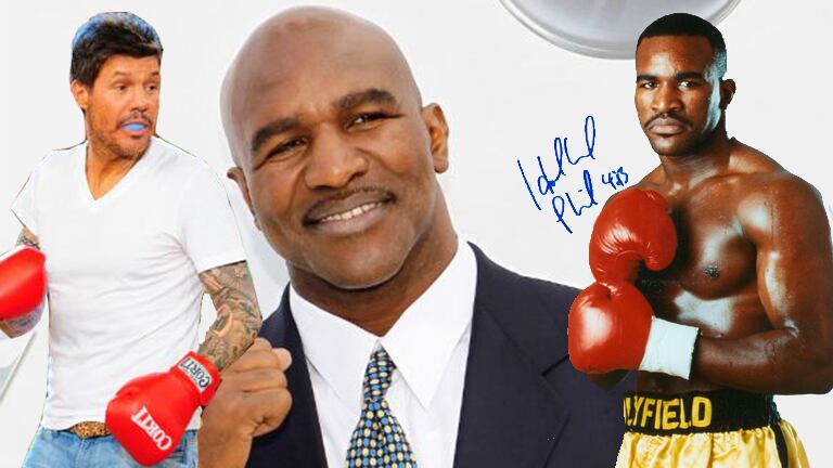 Evander Holyfield estará en Bailando 2016. Fotomontaje: Ciudad.com