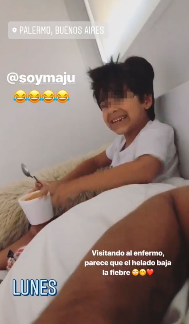 ¡Ex con buena onda! El fin de semana en familia de Maju Lozano y Julián Varde con su hijo, Joaquín 