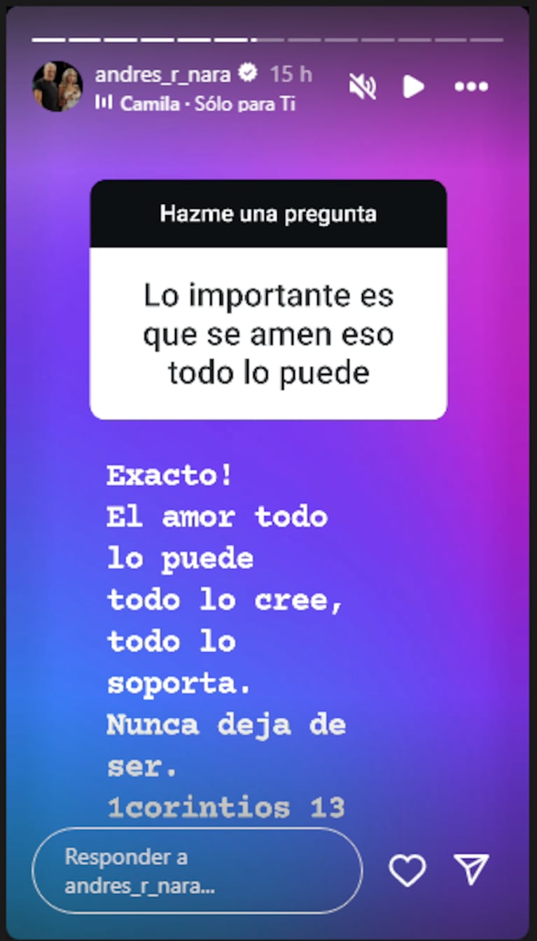 Exclusivo | Alicia Barbasola habló de Andrés Nara tras la denuncia por violencia de género: “Lo amo y extraño”