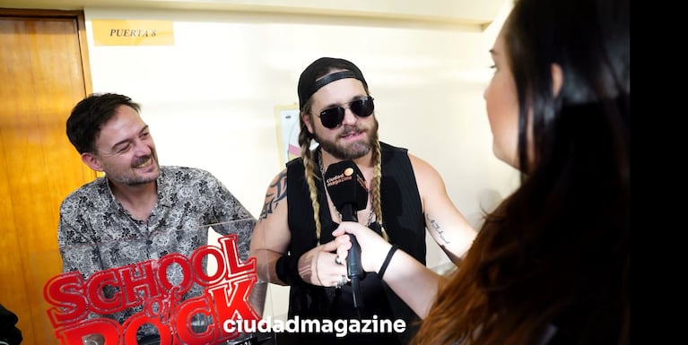 Exclusivo | Tripa, Sofi Pachano y Santi Otero, a pura química en School of Rock: “Nos llevamos muy bien”