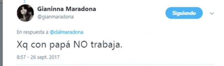 Explosiva catarata de tweets de Dalma y Gianinna Maradona contra Matías Morla: "¿Ponés de padrino de tu hija a un tipo que te da acidez estomacal?"