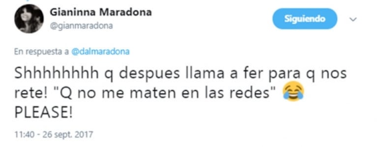 Explosiva catarata de tweets de Dalma y Gianinna Maradona contra Matías Morla: "¿Ponés de padrino de tu hija a un tipo que te da acidez estomacal?"