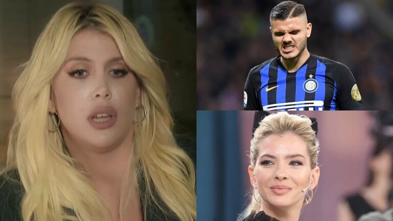 Explosivo posteo de Wanda Nara tras sus declaraciones sobre China Suárez e Icardi (Fotos: Captura y Web)