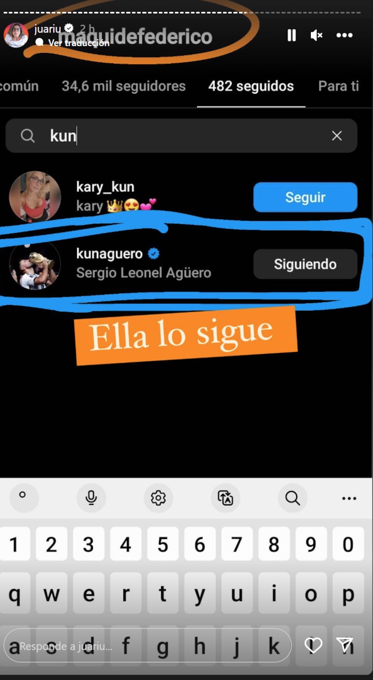 Explosivo rumor de romance: el Kun Agüero muy cerca de la hermana de Matías Defederico