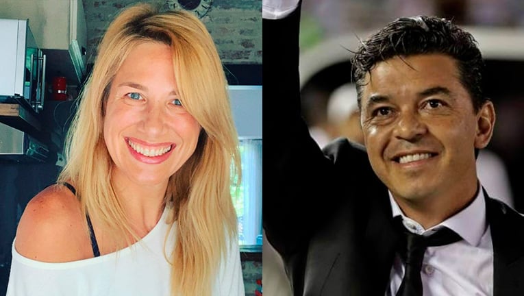 Explosivos "me gusta" de Alina Moine sobre su relación con Marcelo Gallardo.