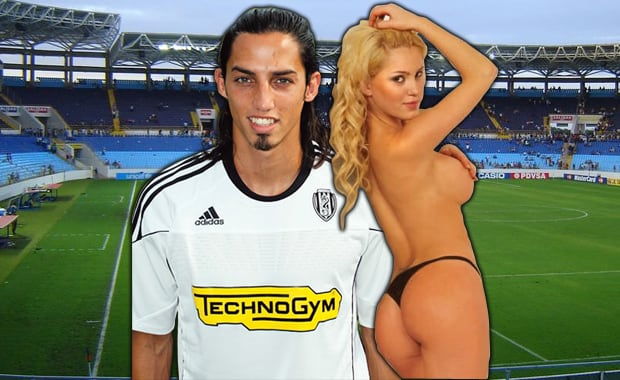 Ezequiel "Galgo" Schelotto y Mariana Diarco, apasionados. (Retoque digital: David Santamaría)