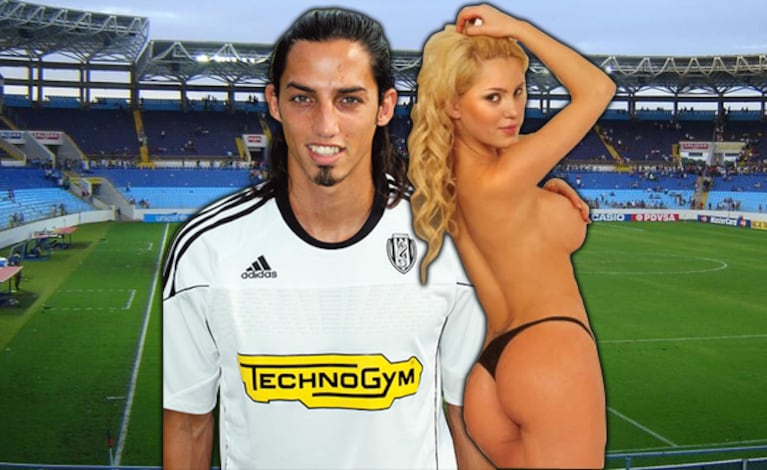 Ezequiel "Galgo" Schelotto y Mariana Diarco, apasionados. (Retoque digital: David Santamaría)