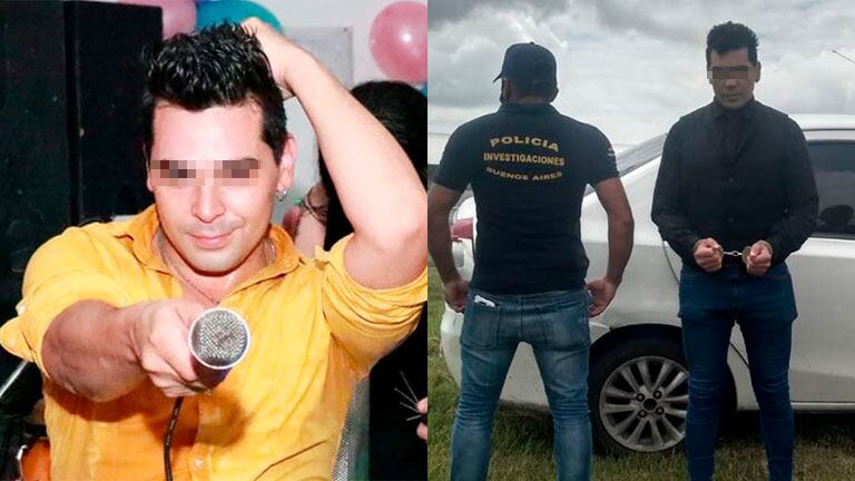 Ezequiel Giménez, cantante del grupo de cumbia Malagata, fue detenido.