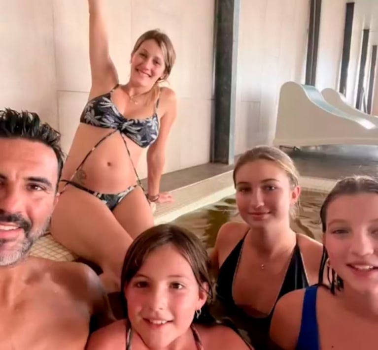 Fabián Cubero compartió unos días a pura diversión con sus hijas y Mica Viciconte: el álbum de su escapada familiar