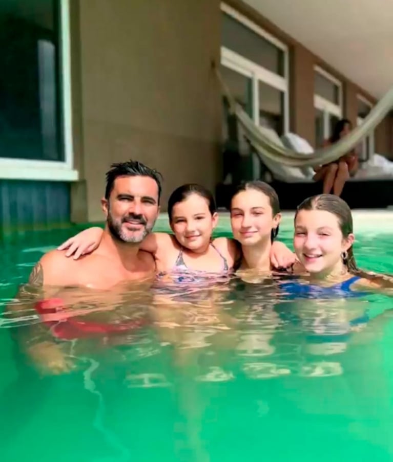 Fabián Cubero compartió unos días a pura diversión con sus hijas y Mica Viciconte: el álbum de su escapada familiar