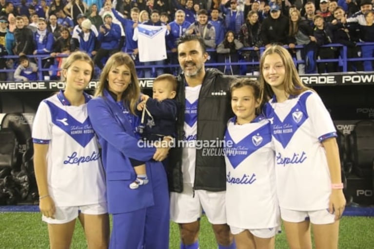 Fabián Cubero se despidió del fútbol y fue acompañado por Mica Viciconte, sus hijos y famosos: las fotos