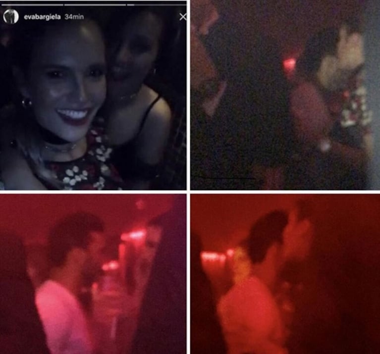 Fabián Cubero y Eva Bargiela, muy cerca en un boliche: las fotos del ex de Nicole Neumann junto a la ex de Facundo Moyano