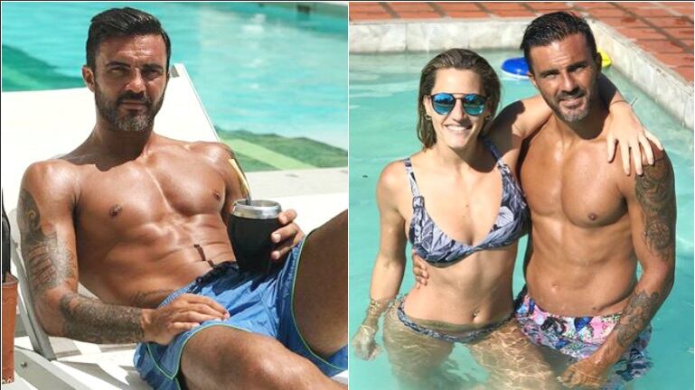 Fabián Cubero y su relación con Mica Viciconte (Fotos: Instagram)