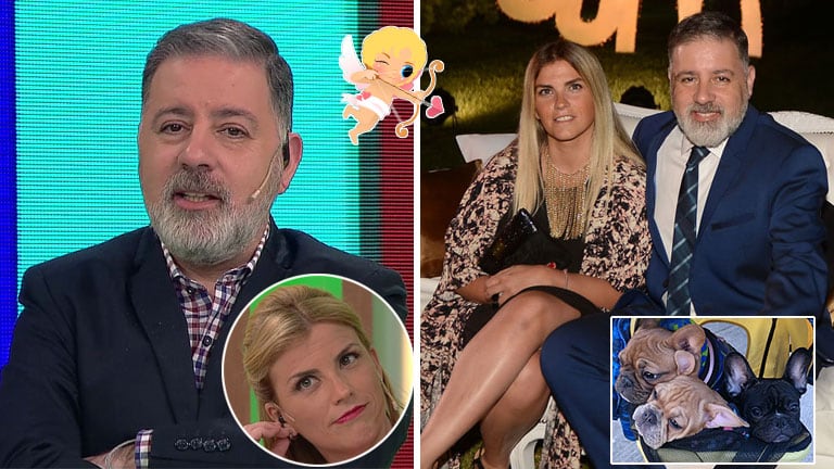 Fabián Doman se reconcilió con Macarena Rawson Paz. Foto: Instagram y TV