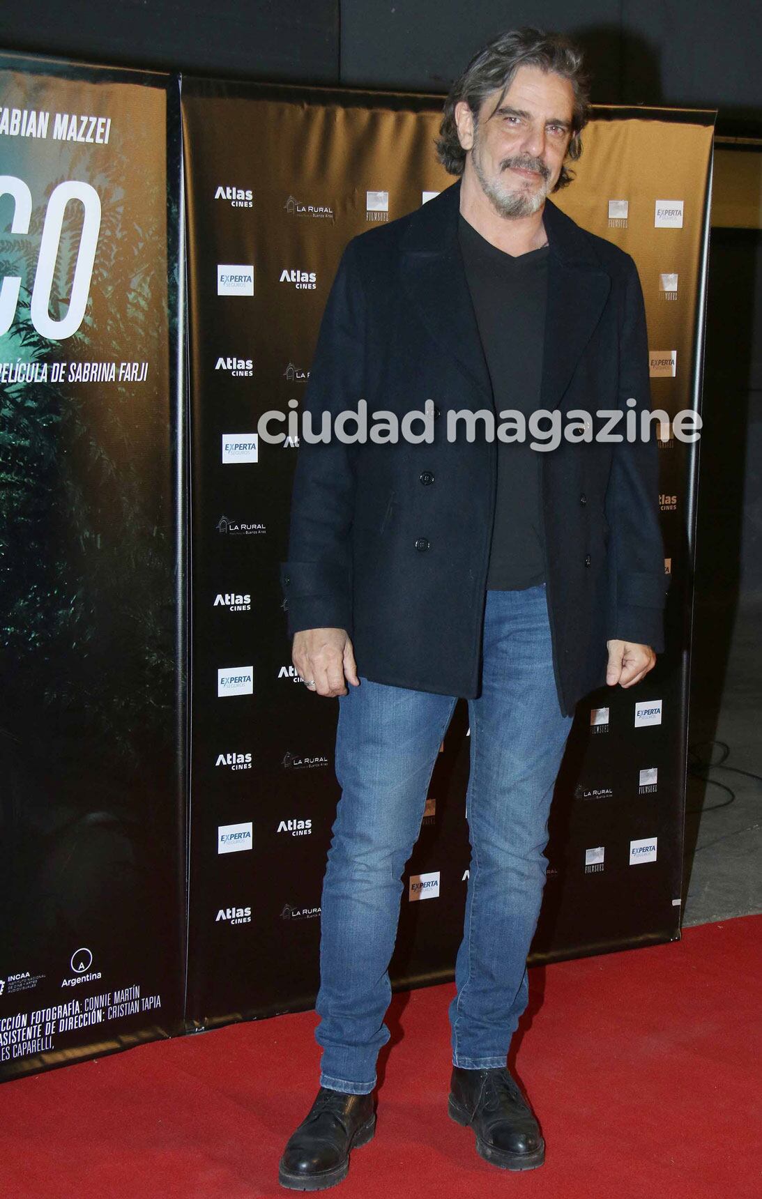 Fabián Mazzei en la avant premier de Trópico. (Foto: Movilpress)