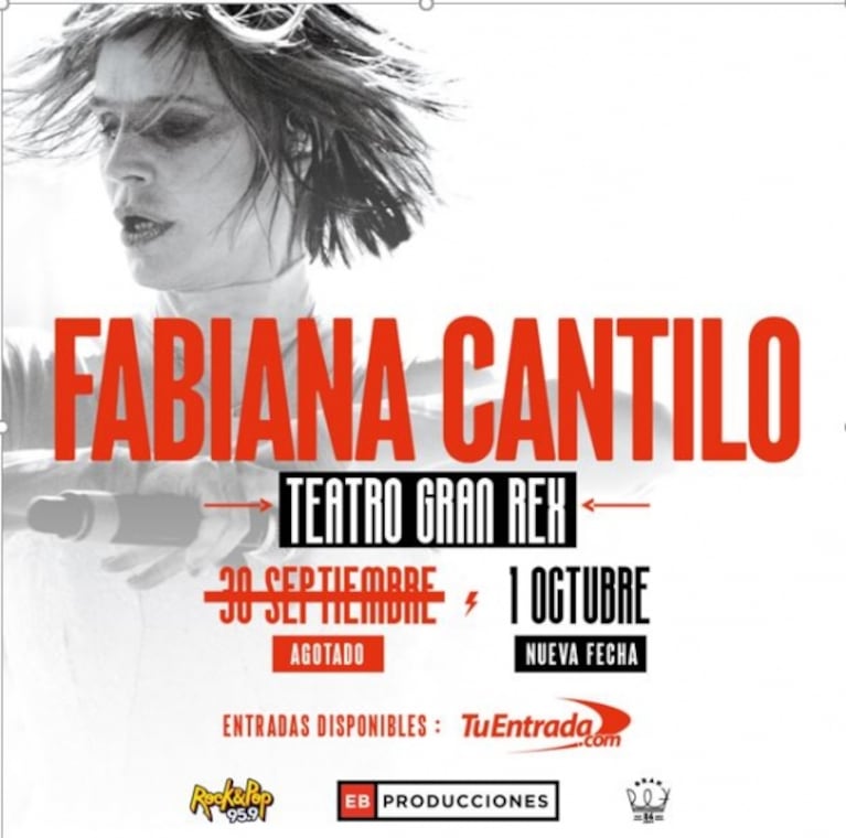 Fabiana Cantilo anuncia una segunda fecha en el Gran Rex: cómo comprar las entradas