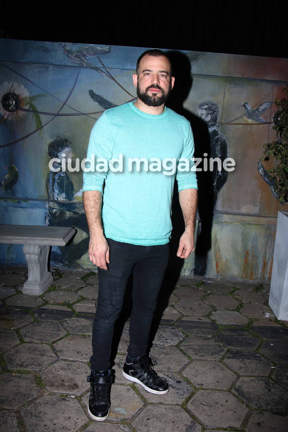 Facundo Espinosa  en la presentación de Mi hermano es un clon. (Foto: Movilpress)