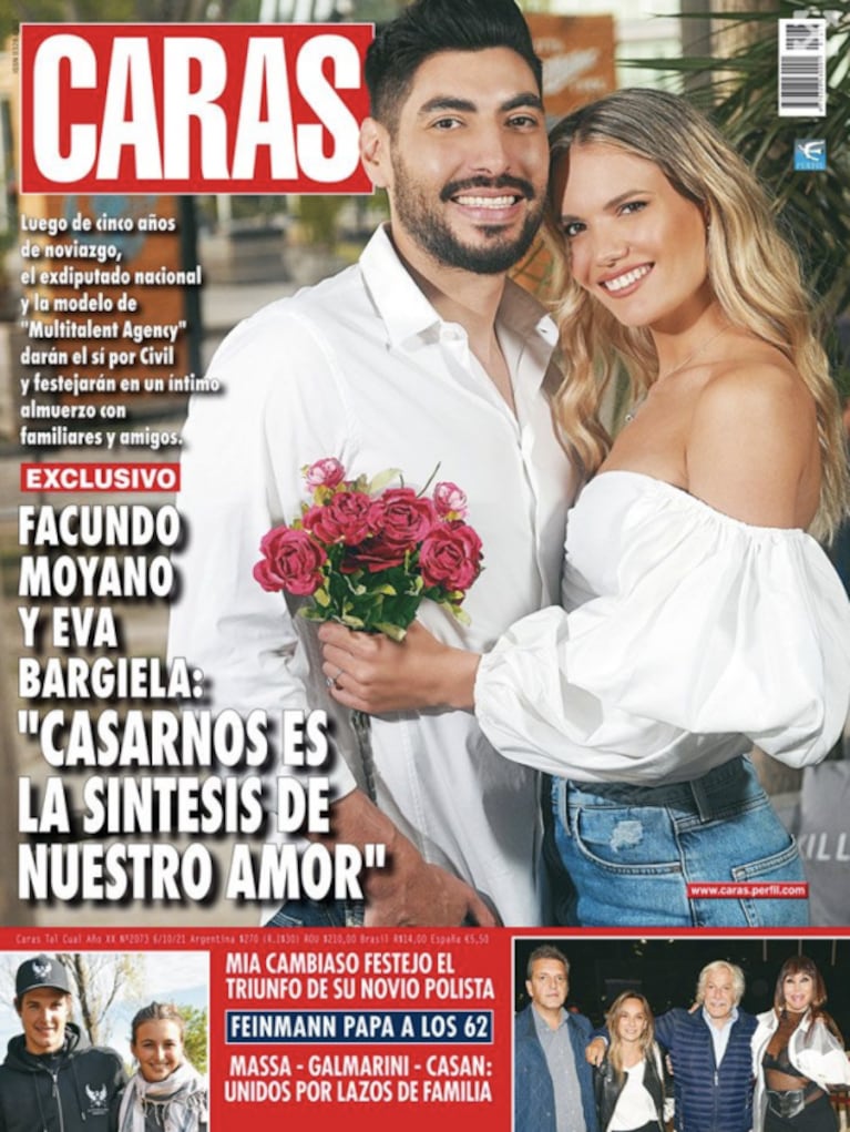 Facundo Moyano y Eva Bargiela confirmaron su boda: "Casarnos es la síntesis de nuestro amor" 