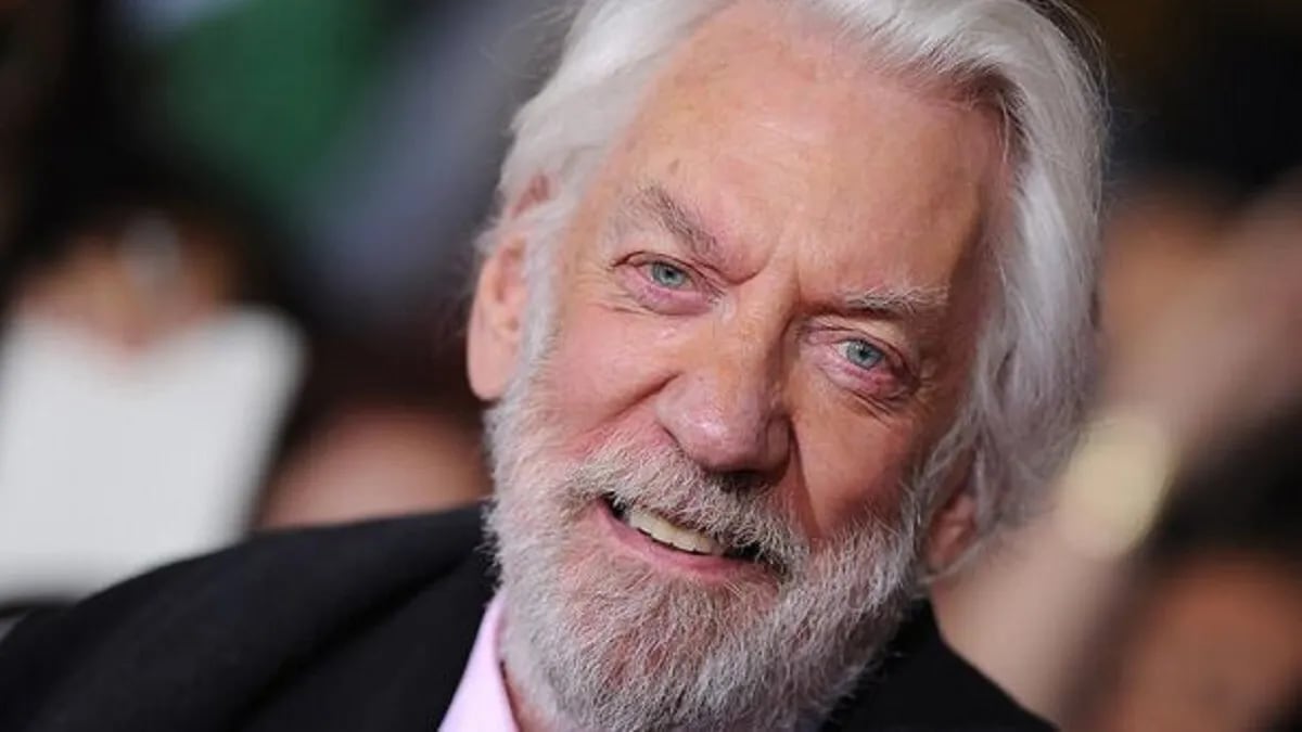 Falleció Donald Sutherland, actor de Los Juegos del Hambre