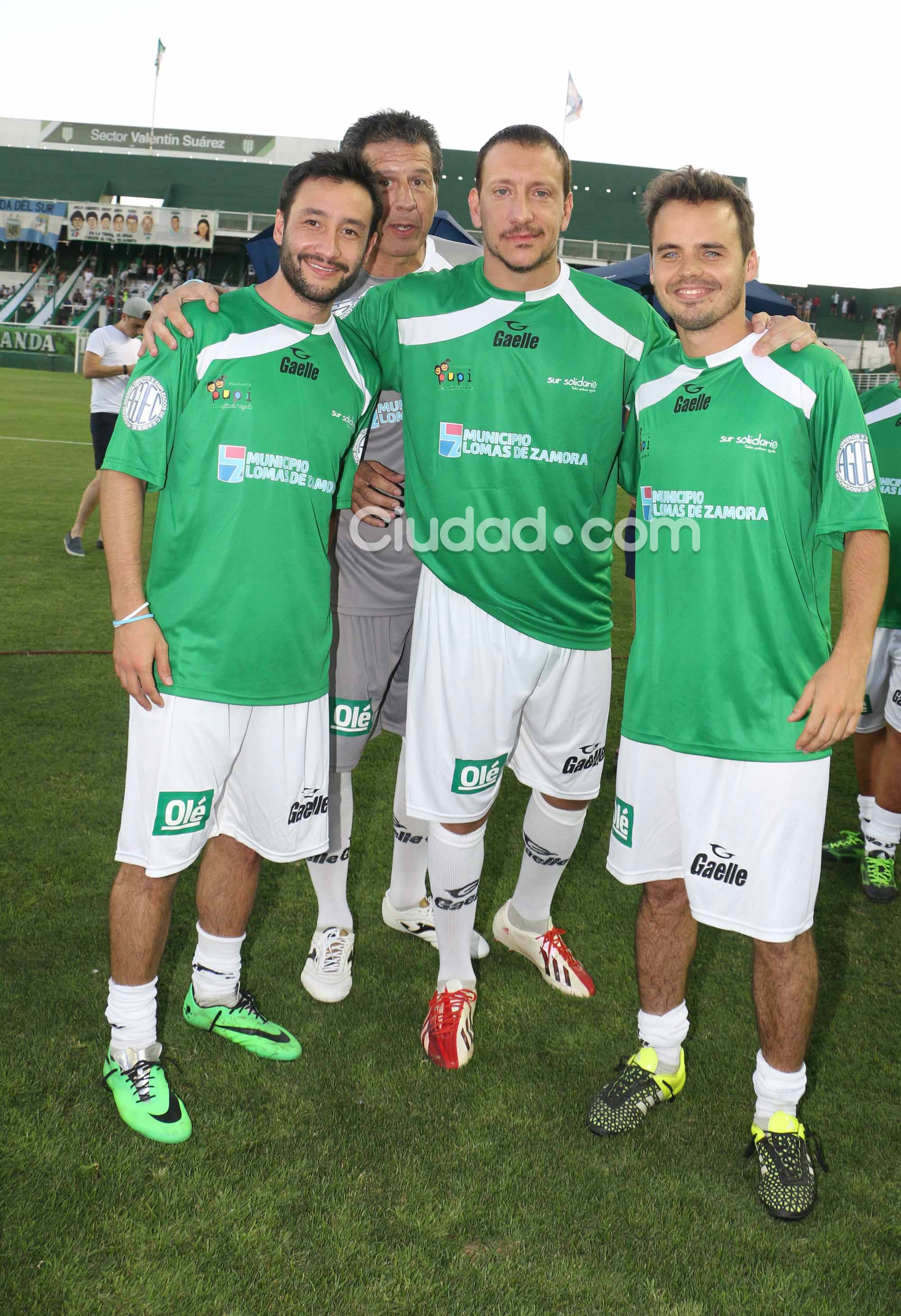 Famosos en el partido solidario organizado por Axel y Pupi Zanetti. (Foto: Movilpress)