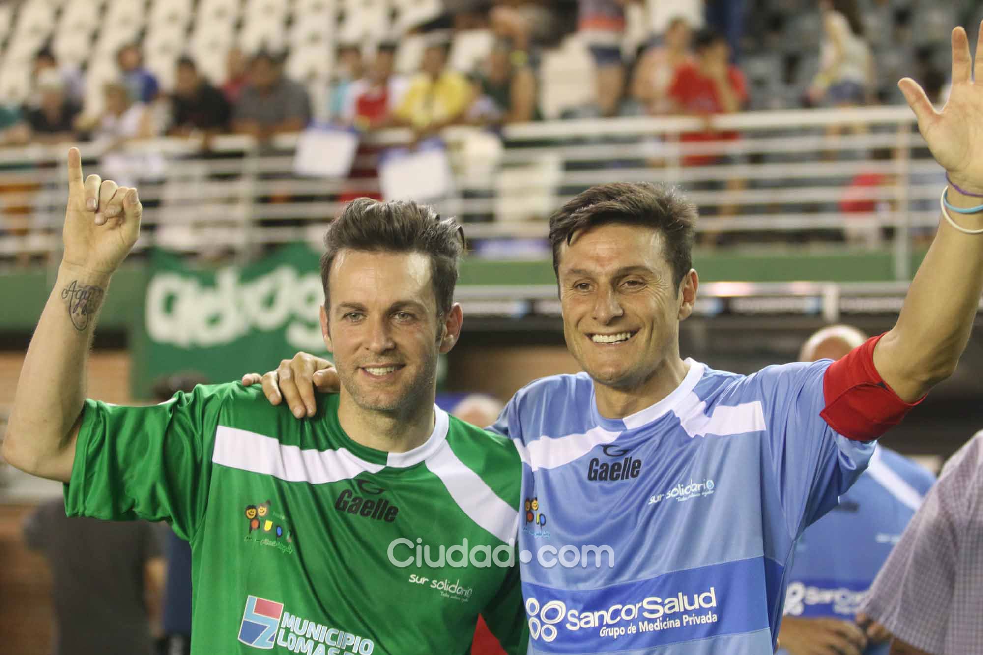 Famosos en el partido solidario organizado por Axel y Pupi Zanetti. (Foto: Movilpress)