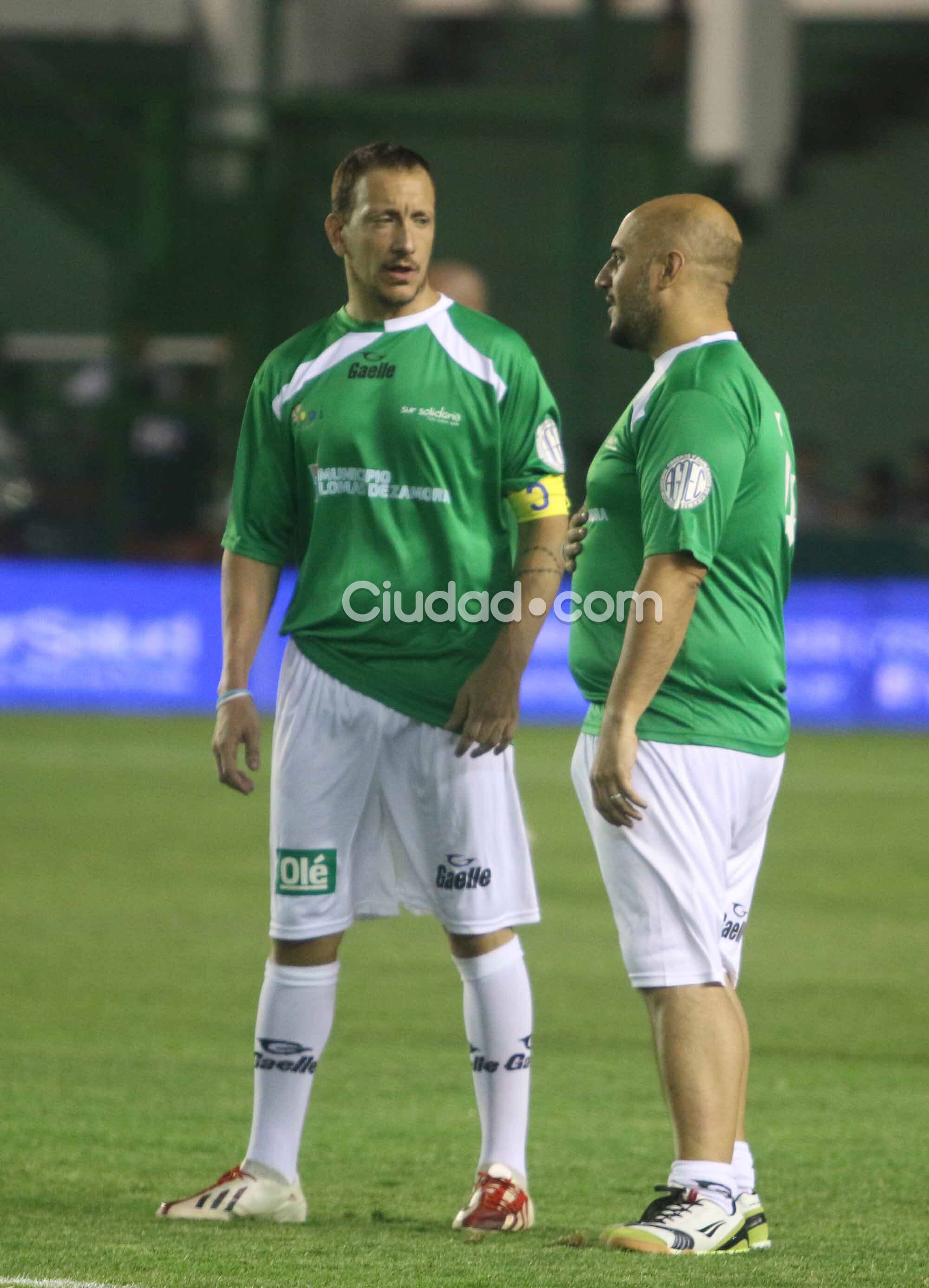 Famosos en el partido solidario organizado por Axel y Pupi Zanetti. (Foto: Movilpress)