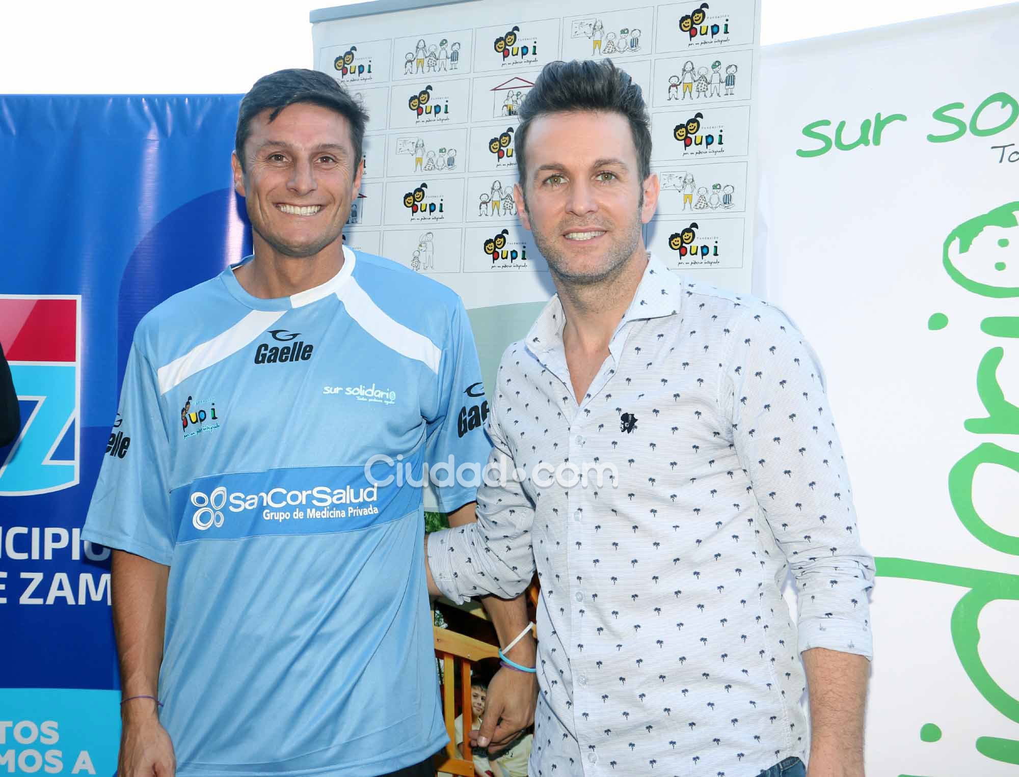 Famosos en el partido solidario organizado por Axel y Pupi Zanetti. (Foto: Movilpress)