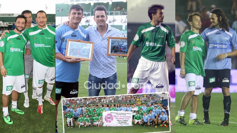 Famosos en el partido solidario organizado por Axel y Pupi Zanetti. (Foto: Movilpress)