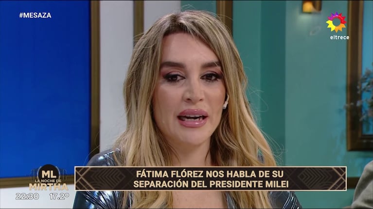 Fátima Florez en La Noche de Mirtha.