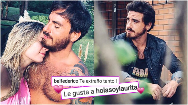 Fede Bal y un tierno mensaje a Laurita Fernández desde Tucumán (Fotos: Instagram)