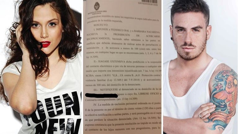 Federico Bal y Barbie Vélez extendieron la restricción perimetral por 120 días (Foto: Web y Twitter)