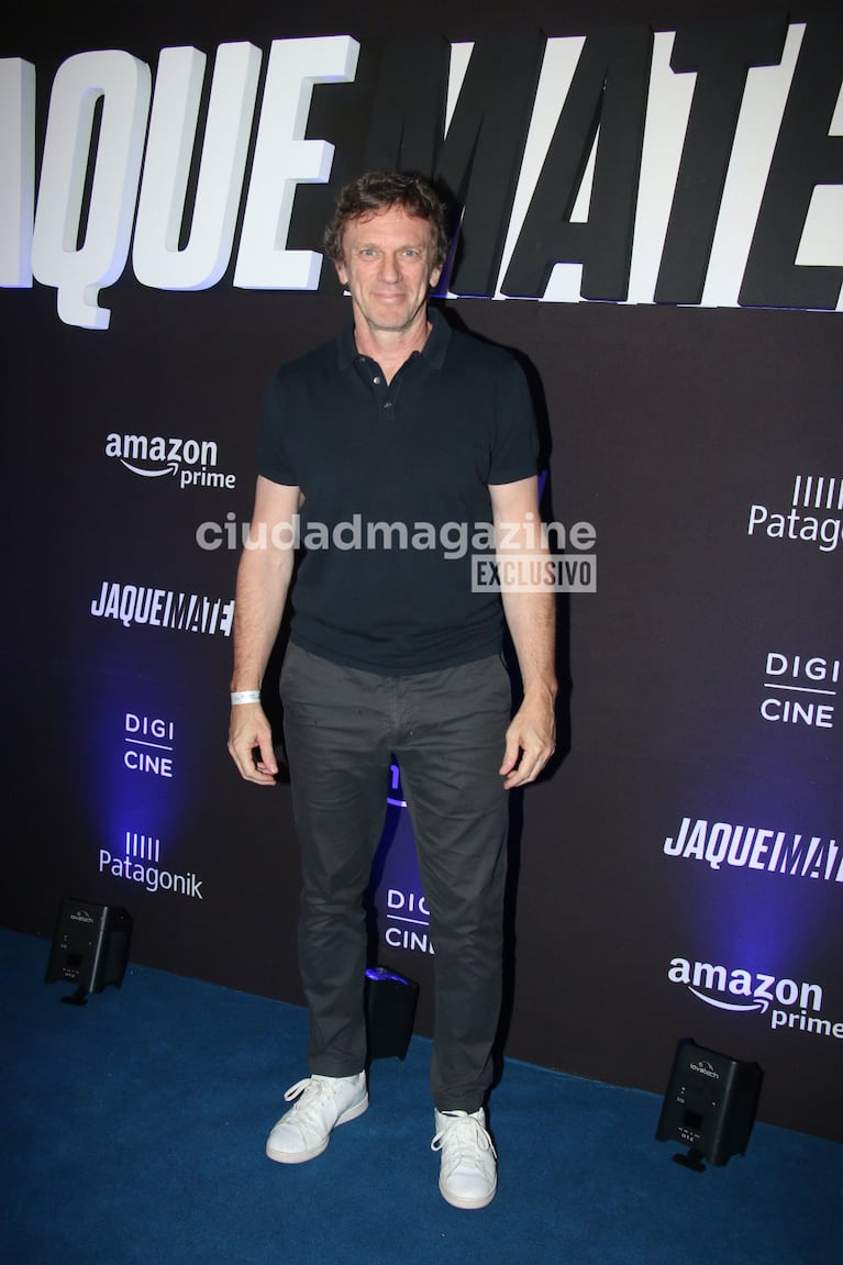 Federico D'Elía en el estreno de Jaque Mate (Foto: Movilpress).