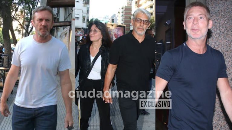 Federico D'Elía, Nancy Dupláa, Pablo Echarri y Adrián Suar. Foto: Movilpress.