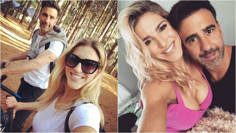 Federico Hoppe y su foto romántica tras un fin de semana de amor con Macarena Rinaldi en Uruguay