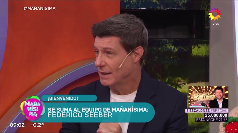 Federico Seeber en Mañanísima.