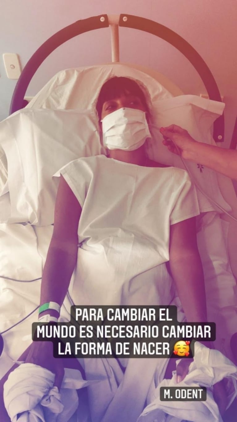 Felicitas Pizarro compartió tiernas imágenes del parto de su hijo: "Para cambiar el mundo es necesario cambiar la forma de nacer"