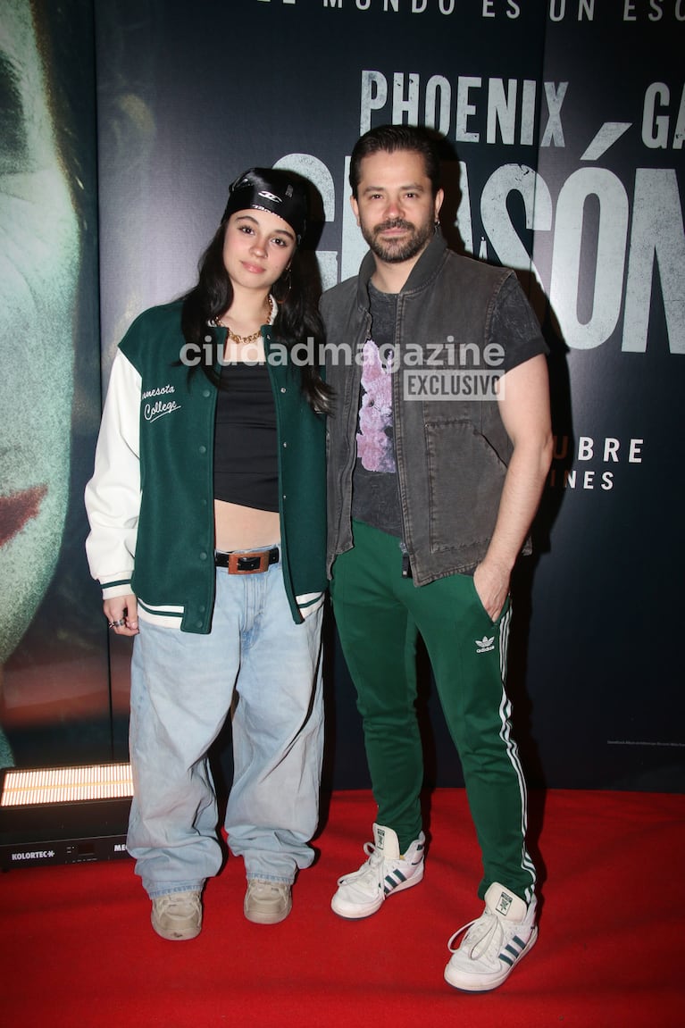 Felipe Colombo en el estreno de Guasón 2 (Foto: Movilpress).