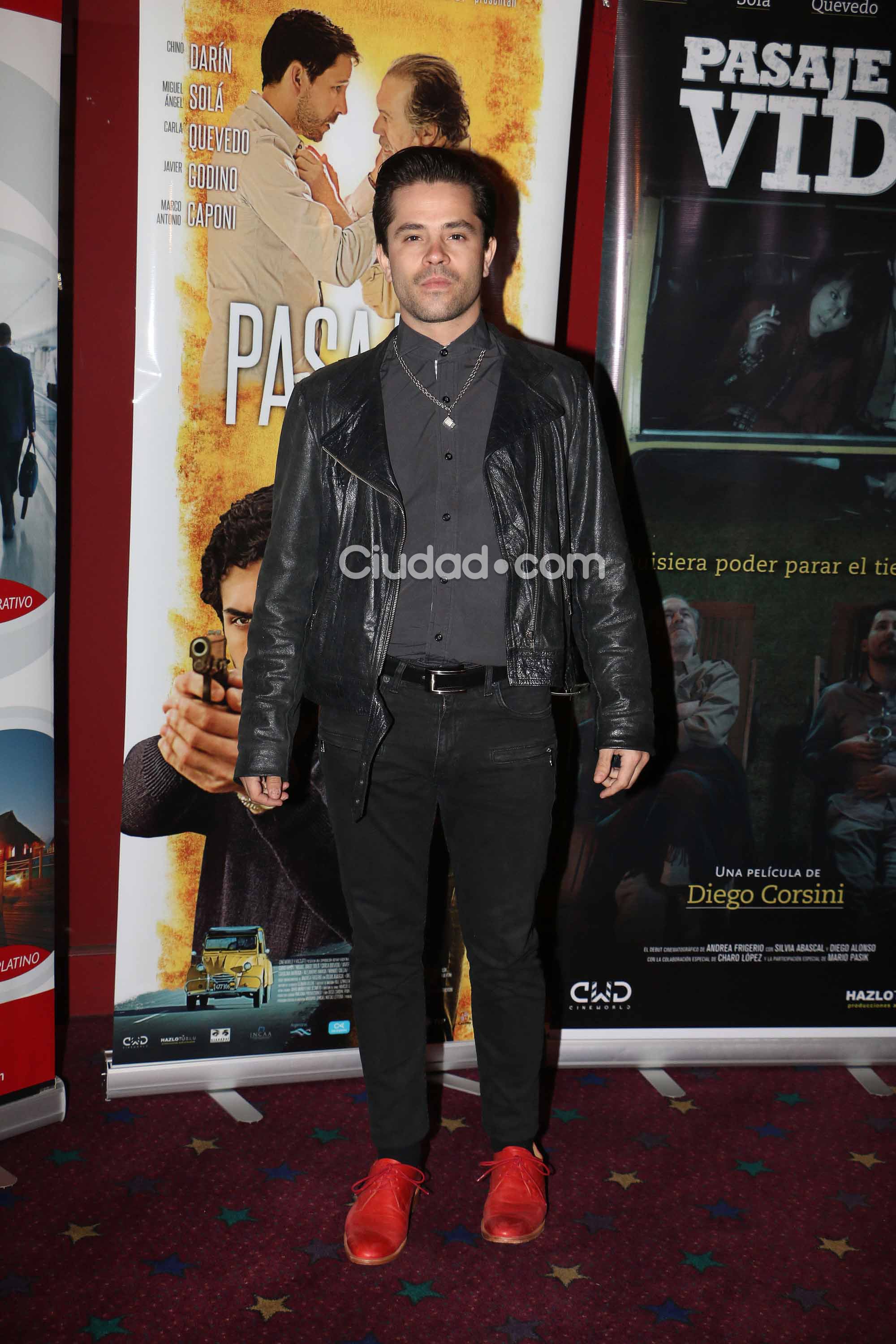 Felipe Colombo, en la avant premiere de Pasaje de vida (Foto: Movilpress)