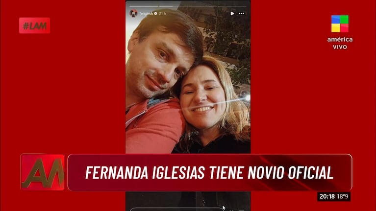 Fernanda Iglesias presentó a su nuevo novio: quién es y a qué se dedica