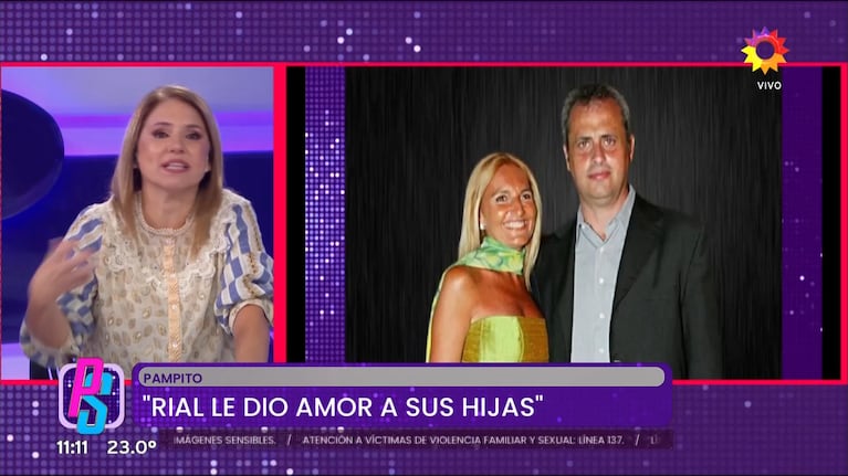 Fernanda Iglesias sobre  Silvia D'Auro y Jorge Rial.