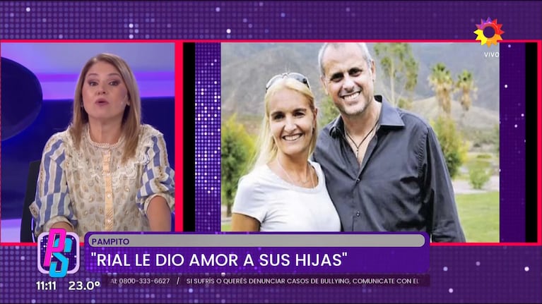 Fernanda Iglesias sobre  Silvia D'Auro y Jorge Rial.