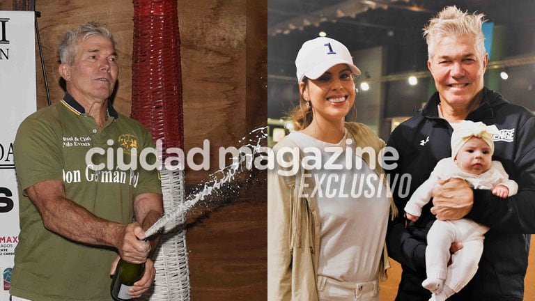 Fernando Burlando salió campeón de Polo y festejó junto a Barby Franco y su beba