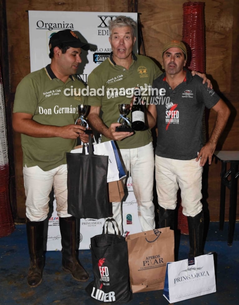 Fernando Burlando salió campeón de Polo y festejó junto a Barby Franco y su beba Sarah