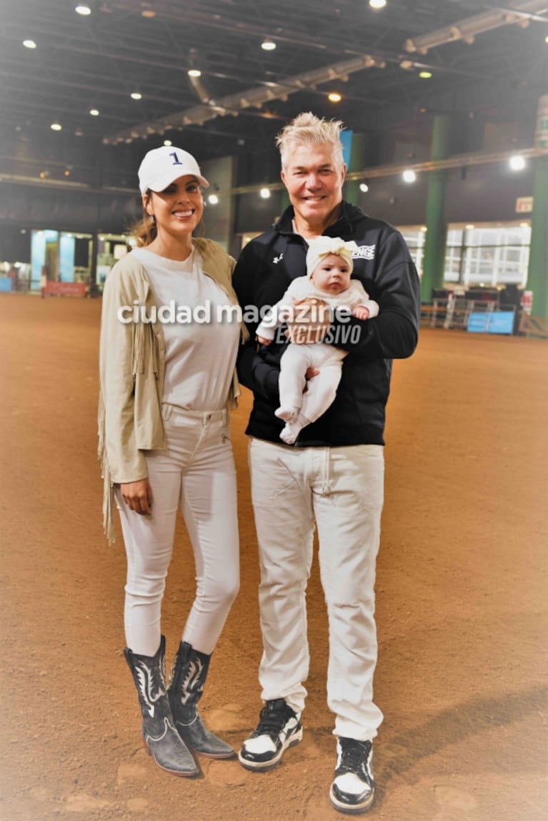 Fernando Burlando salió campeón de Polo y festejó junto a Barby Franco y su beba Sarah