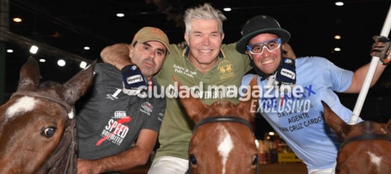 Fernando Burlando salió campeón de Polo y festejó junto a Barby Franco y su beba Sarah