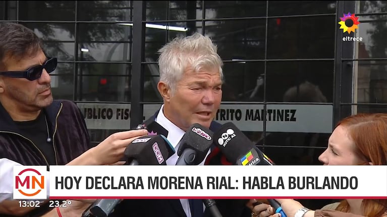 Fernando Burlando sobre la detención de Morena Rial. Fuente: Captura eltrece.